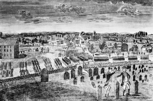 Battle Of Concord, 1775. /Nview Of Concord, Massachusetts, As The British Troops Enter Town, 19 April 1775. Line Engraving By Amos Doolittle, 1775. Poster Print by Granger Collection - Item # VARGRC0129890 Battle Of Concord, 1775. /Nview Of Concord, Massachusetts, As The British Troops Enter Town, 19 April 1775. Line Engraving By Amos Doolittle, 1775. Poster Print by Granger Collection - Item # VARGRC0129890
