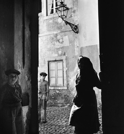 Lisbon: Street Scene, C1945. /Nscene On A Medieval Street In The Alfama District Of Lisbon, Portugal. Photographed By Toni Frissell, C1945. Poster Print by Granger Collection - Item # VARGRC0118705