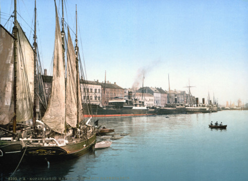 Copenhagen: Harbor, C1895. /Nview Of A Harbor In Copenhagen, Denmark. Photochrome, C1895. Poster Print by Granger Collection - Item # VARGRC0126089 Copenhagen: Harbor, C1895. /Nview Of A Harbor In Copenhagen, Denmark. Photochrome, C1895. Poster Print by Granger Collection - Item # VARGRC0126089