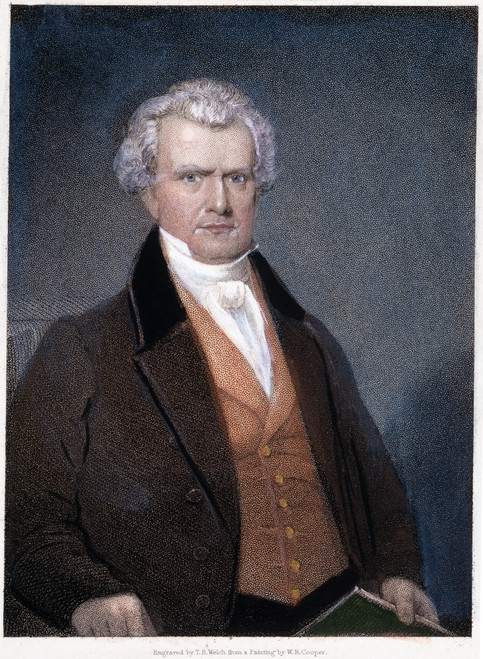Felix Grundy (1777-1840). /Namerican Senator. Stipple Engraving, 1836, After A Painting By W.B. Cooper. Poster Print by Granger Collection - Item # VARGRC0051285