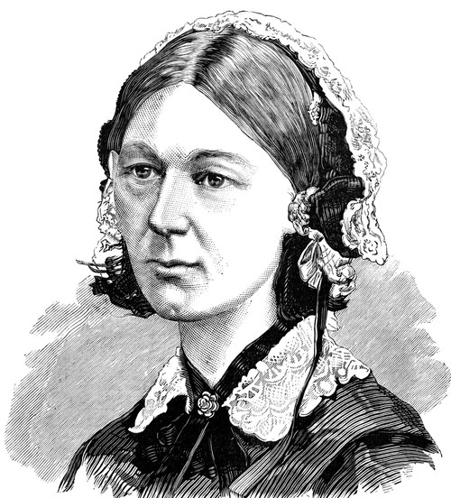 Florence Nightingale /N(1820-1910). English Nurse, Hospital Reformer, And Philanthropist. Wood Engraving, English, 1875. Poster Print by Granger Collection - Item # VARGRC0070357