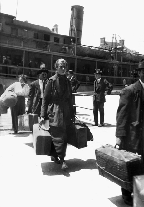 Ellis Island: Immigrants. /Nimmigrants Arriving At Ellis Island, New York City. Photograph, 27 May 1920. Poster Print by Granger Collection - Item # VARGRC0117589