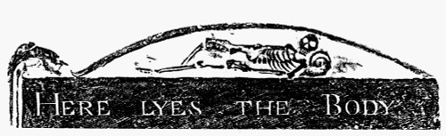 Gravestone: 18Th Century. /Nrubbing From An 18Th Century New England Gravestone. Poster Print by Granger Collection - Item # VARGRC0060885