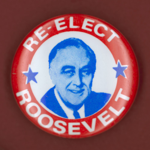 Roosevelt Button. /Ndemocratic Presidential Campaign Button From Franklin D. Roosevelt'S 1944 Bid For President. Poster Print by Granger Collection - Item # VARGRC0068329