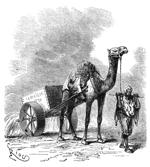 Suez Canal Construction. /Nwood Engraving, French, 1869, After A Drawing By �douard Riou. Poster Print by Granger Collection - Item # VARGRC0076573