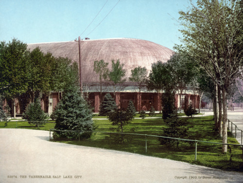 Salt Lake City, C1900. /Nthe Tabernacle In Salt Lake City, Utah. Photochrome, C1900. Poster Print by Granger Collection - Item # VARGRC0526398 Salt Lake City, C1900. /Nthe Tabernacle In Salt Lake City, Utah. Photochrome, C1900. Poster Print by Granger Collection - Item # VARGRC0526398