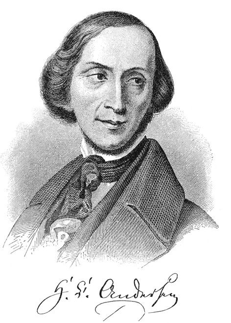 Portrait of Hans Christian Andersen (1805 - 1875) - The Online