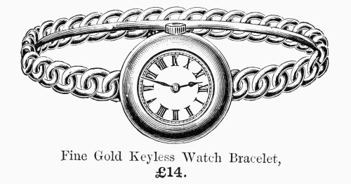 Watch Bracelet, 1891. /Nwoman'S Watch Bracelet, English, 1891. Poster Print by Granger Collection - Item # VARGRC0001948