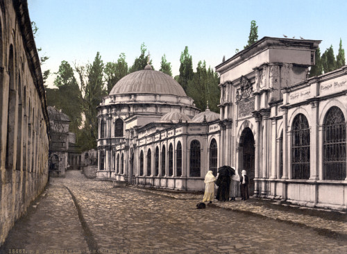 Constantinople, C1895. /Na Street In The Ey�p District In Constantinople, Ottoman Empire. Photochrome, C1895. Poster Print by Granger Collection - Item # VARGRC0353143