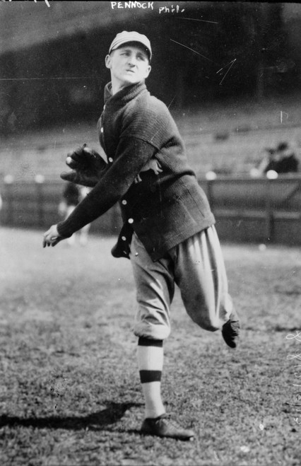  Philadelphia Athletics 1914 Nbilly Orr Herb Pennock Weldon  Wyckoff Joe Bush Bob Shawkey And Amos Strunk Of The Philadelphia Athletics  Photograph 1914 Poster Print by (24 x 36): Posters & Prints