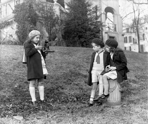 Young Photographer, C1915. /Na Young Girl Photographs Her Two Friends, In Washington, D.C., C1915. Poster Print by Granger Collection - Item # VARGRC0126306