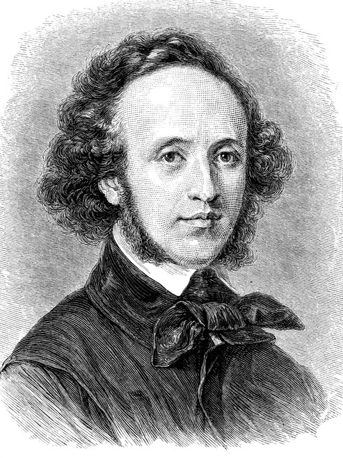 Felix Mendelssohn /N(1809-1847). German Composer, Pianist And Conductor. Wood Engraving, 19Th Century. Poster Print by Granger Collection - Item # VARGRC0069967