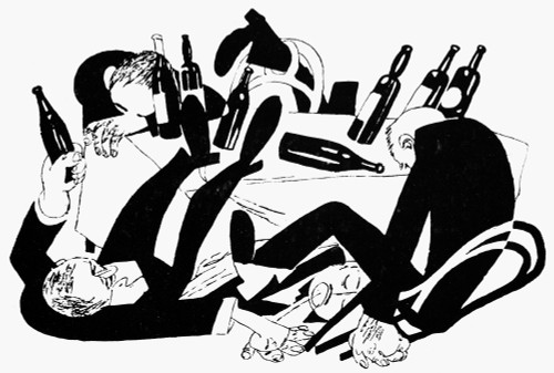 Drinking. Poster Print by Granger Collection - Item # VARGRC0042572