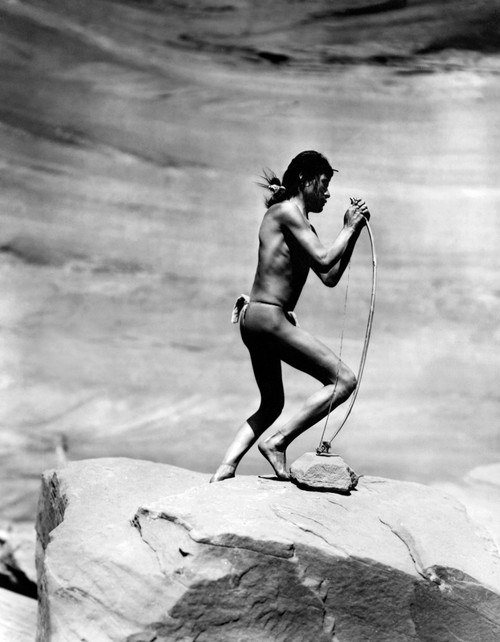 Bow Making, C1913. /Na Navajo Man Stringing A Bow. Photograph By Roland Reed, C1913. Poster Print by Granger Collection - Item # VARGRC0116625