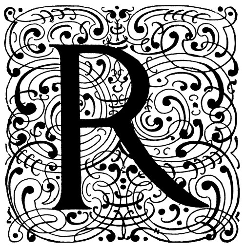 Decorative Initial, 1710. /Nengraving, German, 1710. Poster Print by Granger Collection - Item # VARGRC0408911