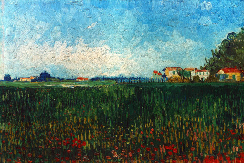 Van Gogh: Landscape, 1888. /Nvincent Van Gogh: Landscape Near Arles. Oil On Canvas, 1888. Poster Print by Granger Collection - Item # VARGRC0030016