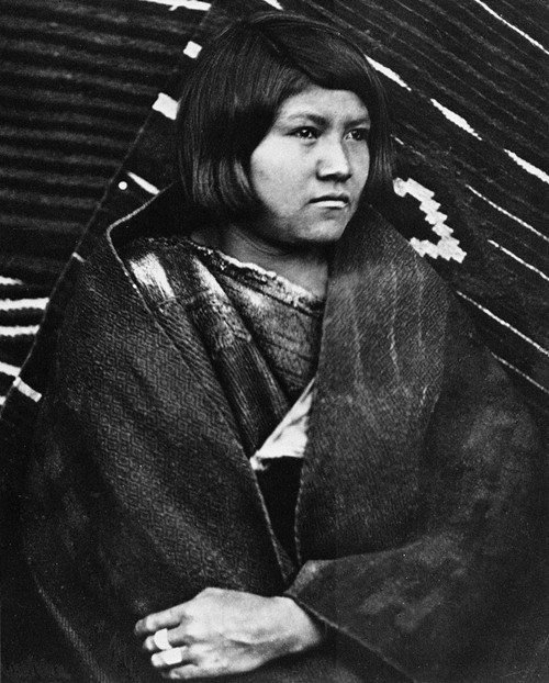 Pueblo Native American, 1879. /Nyoung Native American Woman Photographed By John Hillers At Zuni Pueblo In New Mexico, 1879. Poster Print by Granger Collection - Item # VARGRC0093048