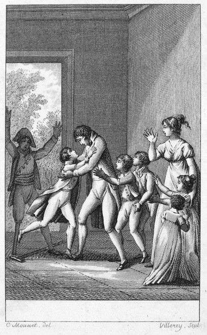 Parents And Children, 1800. /Nline Engraving, C1800. Poster Print by Granger Collection - Item # VARGRC0077292 Parents And Children, 1800. /Nline Engraving, C1800. Poster Print by Granger Collection - Item # VARGRC0077292
