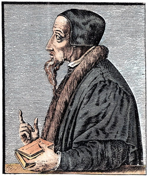 John Calvin (1509-1564). /Nfrench Theologian And Reformer. Line Engraving, 16Th Century. Poster Print by Granger Collection - Item # VARGRC0077415