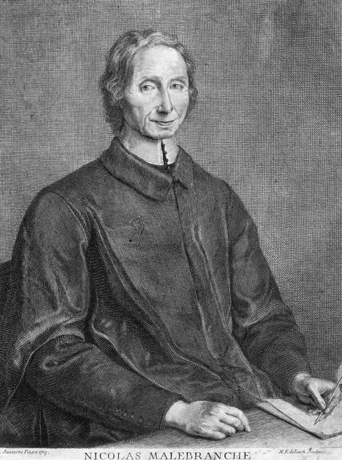 Nicolas De Malebranche /N(1638-1715). French Philosopher. Steel Engraving, French, 19Th Century. Poster Print by Granger Collection - Item # VARGRC0041621