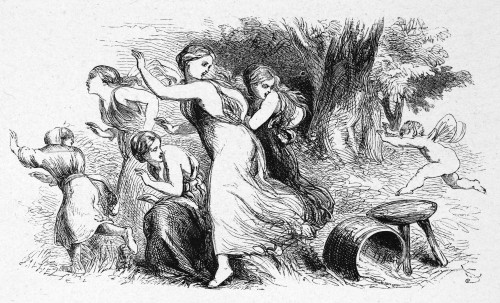 A Midsummer Night'S Dream. /Nwood Engraving After Sir John Gilbert For William Shakespeare'S 'Midsummer Night'S Dream.' Poster Print by Granger Collection - Item # VARGRC0059228