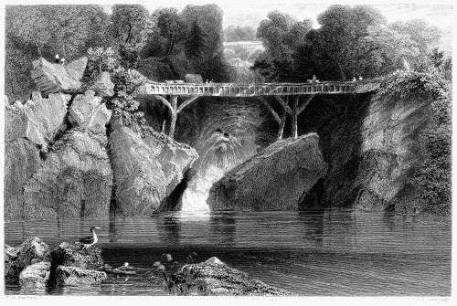 Connecticut: Norwich, 1839. /Nbridge At Norwich, Connecticut. Steel Engraving, 1839. Poster Print by Granger Collection - Item # VARGRC0099288
