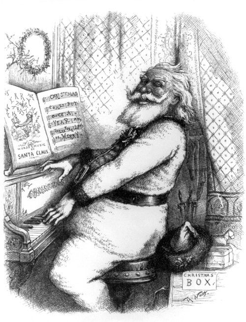 He's a Jolly Good Fellow Santa Claus, 1889 Poster Print by Science Source - Item # VARSCIJA9468