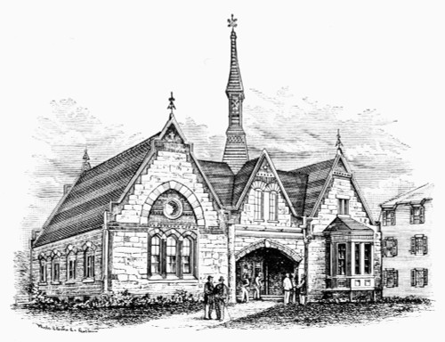 Quincy: Adams Academy. /Na Preparatory School For Boys Opened At Quincy, Massachusetts, In 1872. The School Closed In 1908 Due To Lack Of Enrollment. Wood Engraving, 1878. Poster Print by Granger Collection - Item # VARGRC0119531