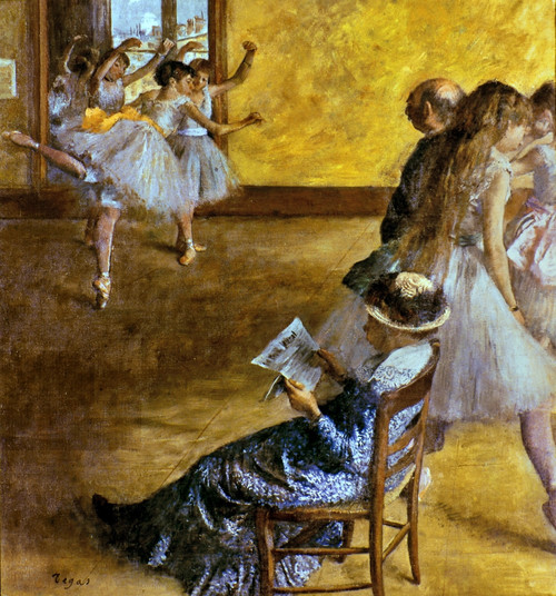 Degas: Ballet Class, C1878. /Nthe Ballet Class. Oil On Canvas By Edgar Degas, C1878. Poster Print by Granger Collection - Item # VARGRC0056283