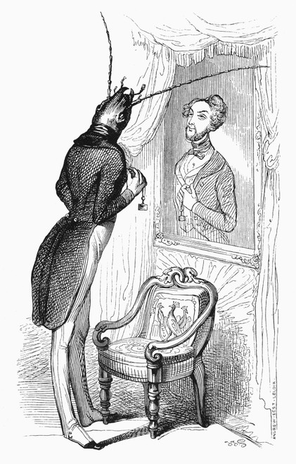 Grandville: Insect/Dancer. /Nan Insect Becomes A Well Dressed And Handsome Dancer. Etching, By Grandville (1803-1847), French Caricaturist. Poster Print by Granger Collection - Item # VARGRC0046833 Grandville: Insect/Dancer. /Nan Insect Becomes A Well Dressed And Handsome Dancer. Etching, By Grandville (1803-1847), French Caricaturist. Poster Print by Granger Collection - Item # VARGRC0046833