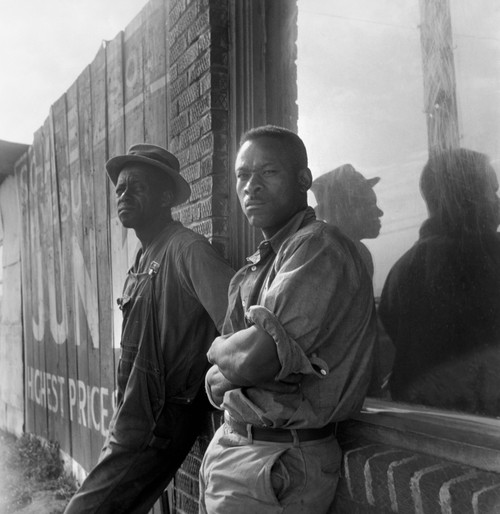 Migrant Workers, 1938. /Ntwo African American Migrant Cotton Choppers In Memphis, Tennessee Hoping For Plantation Work. Photograph By Dorothea Lange, June 1938. Poster Print by Granger Collection - Item # VARGRC0124127