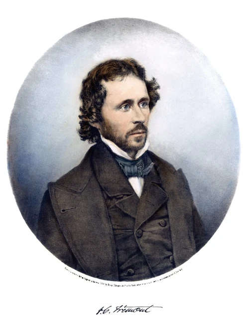John C. Fremont (1813-1890). /Namerican Explorer And Army Officer. Lithograph, American, 1850. Poster Print by Granger Collection - Item # VARGRC0070418