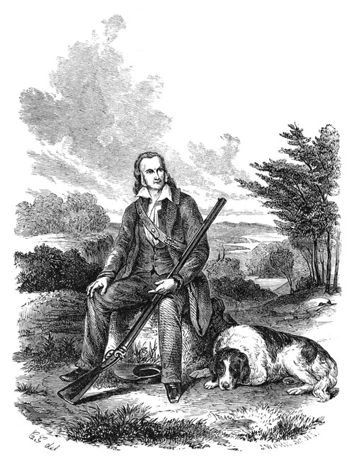 John James Audubon /N(1785-1851). American Ornithologist And Artist. Wood Engraving, 19Th Century. Poster Print by Granger Collection - Item # VARGRC0058110