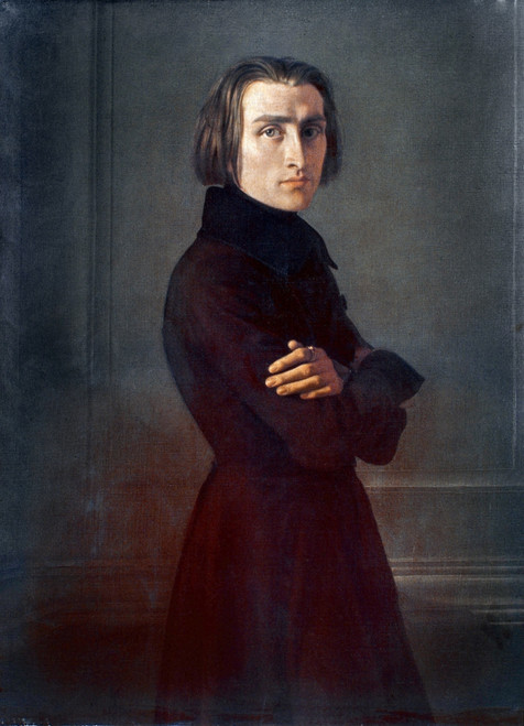 Franz Liszt (1811-1886). /Nhungarian Pianist And Composer. Oil On Canvas, 1839, By Henri Lehmann. Poster Print by Granger Collection - Item # VARGRC0020367