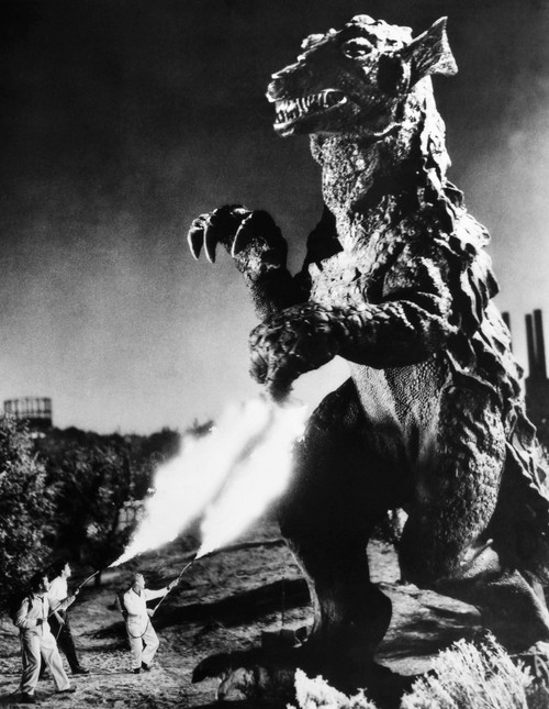 Godzilla. /Na Scene From One Of The 'Godzilla' Movies. Poster Print by Granger Collection - Item # VARGRC0016638