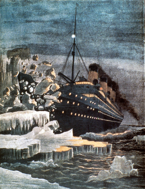 Sinking Of The Titanic. /Napril 14-15, 1912: Contemporary Illustration. Poster Print by Granger Collection - Item # VARGRC0021361