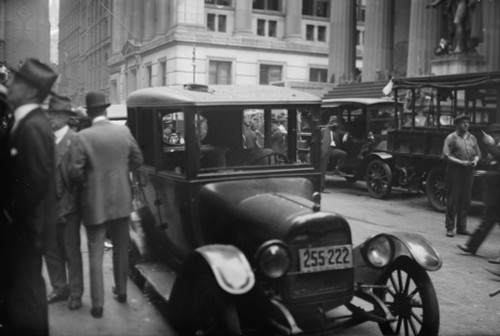Wall Street Bombing, 1920. /Ncrowds Of Men Out On The Street After The Wall Street Terrorist Bombing On 16 September 1920. Poster Print by Granger Collection - Item # VARGRC0120630