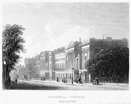 London: Regent'S Park. /N'Cornwall Terrace, Regent'S Park.' Steel Engraving, English, 1852. Poster Print by Granger Collection - Item # VARGRC0077779