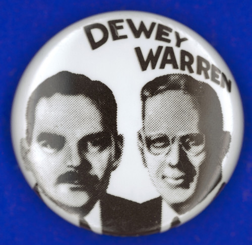 Presidential Campaign:1948. /Nrepublican Campaign Button From The 1948 Presidential Election Featuring Thomas Dewey And Earl Warren. Poster Print by Granger Collection - Item # VARGRC0068253 Presidential Campaign:1948. /Nrepublican Campaign Button From The 1948 Presidential Election Featuring Thomas Dewey And Earl Warren. Poster Print by Granger Collection - Item # VARGRC0068253