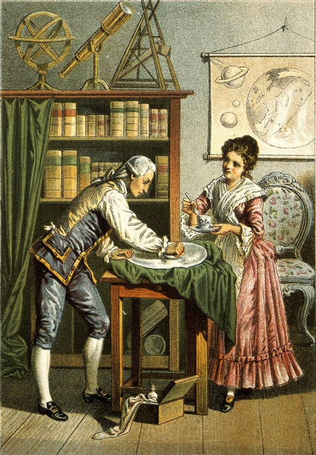 William and Caroline Herschel, German Astronomers Poster Print by Science Source - Item # VARSCIJA0056