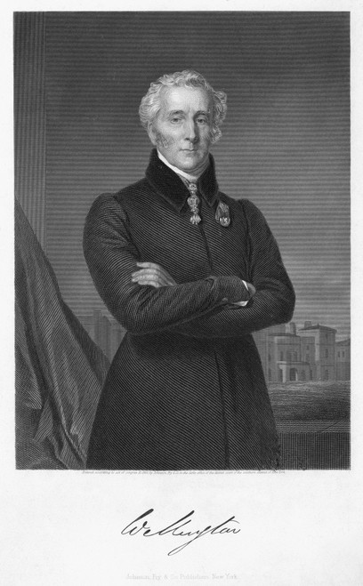 Duke Of Wellington /N(1769-1852). Arthur Wellesley, 1St Duke Of Wellington. English General And Statesman. Steel Engraving, American, 1869. Poster Print by Granger Collection - Item # VARGRC0054928