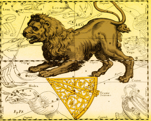 Leo Constellation, Zodiac Sign, Hevelius Poster Print by Science Source - Item # VARSCIBQ5804