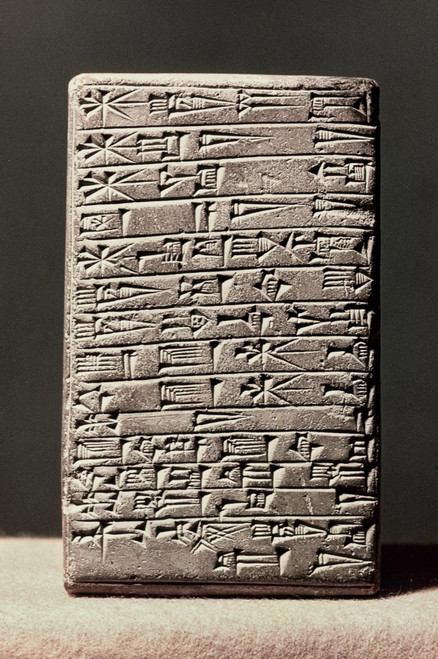 Neo-Babylonian Clay Tablet. /Ntablet Documenting The Prices Of Various Commodities, 6Th Century B.C. Poster Print by Granger Collection - Item # VARGRC0019481