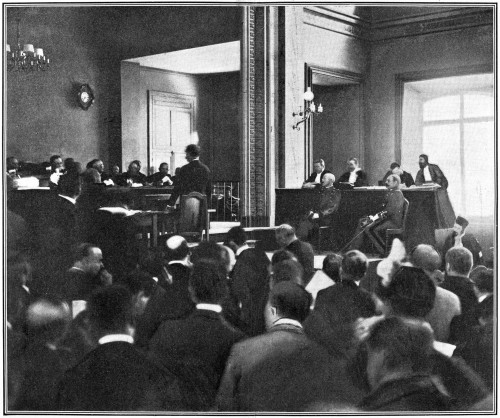 Dreyfus Affair, 1899. /Nformer President Of France Jean Casimir-Perier Testifying Before The Court At The Trial Of Alfred Dreyfus. Photograph, 12 August 1899. Poster Print by Granger Collection