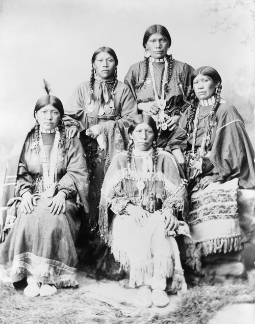 Ute Women, C1899. /Nfive Ute Women From The Western United States. Photograph, C1899. Poster Print by Granger Collection - Item # VARGRC0163452