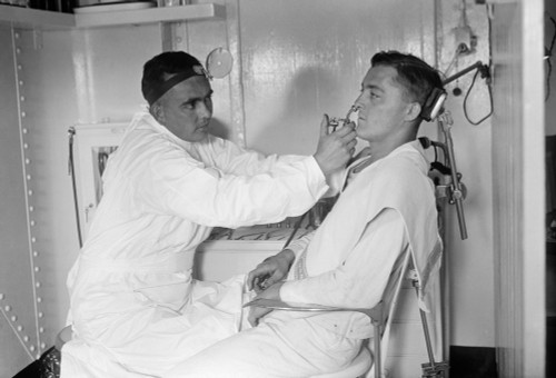 Uss Comfort, C1919. /Nthe Eye And Ear Laboratory Aboard The Hospital Ship 'Uss Comfort'. Photograph, C1919. Poster Print by Granger Collection - Item # VARGRC0325810