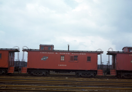 Chicago: Railroad, 1943. /Ncaboose On The Caboose Track At The Chicago And Northwestern Railway Company'S Proviso Yard In Chicago, Illinois. Photograph By Jack Delano, April 1943. Poster Print by Granger Collection - Item # VARGRC0409587