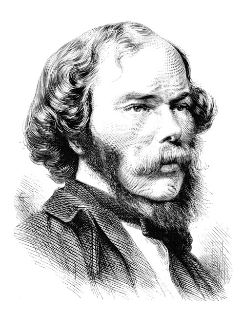 George Henry Lewes /N(1817-1878). English Philosopher And Critic. Wood Engraving, 19Th Century. Poster Print by Granger Collection - Item # VARGRC0053005