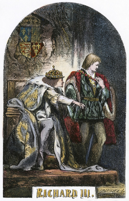 Shakespeare: Richard Iii. /Nfrontispiece After Sir John Gilbert From An English Edition Of William Shakespeare'S 'King Richard Iii.' Engraving, 1881. Poster Print by Granger Collection - Item # VARGRC0037692