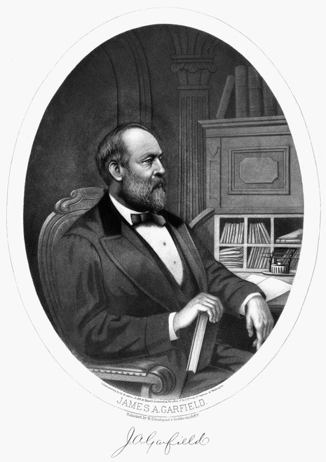 James A. Garfield (1831-1881). /N20Th President Of The United States. Mezzotint, American, 1876. Poster Print by Granger Collection - Item # VARGRC0089993